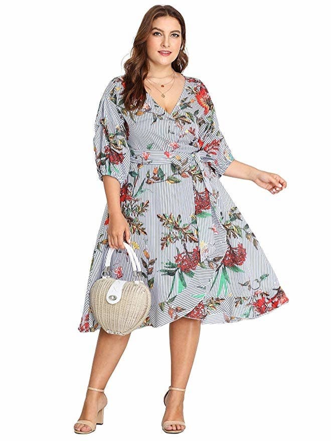 Top influencer raves about £39 summer wrap dress - and fans can't