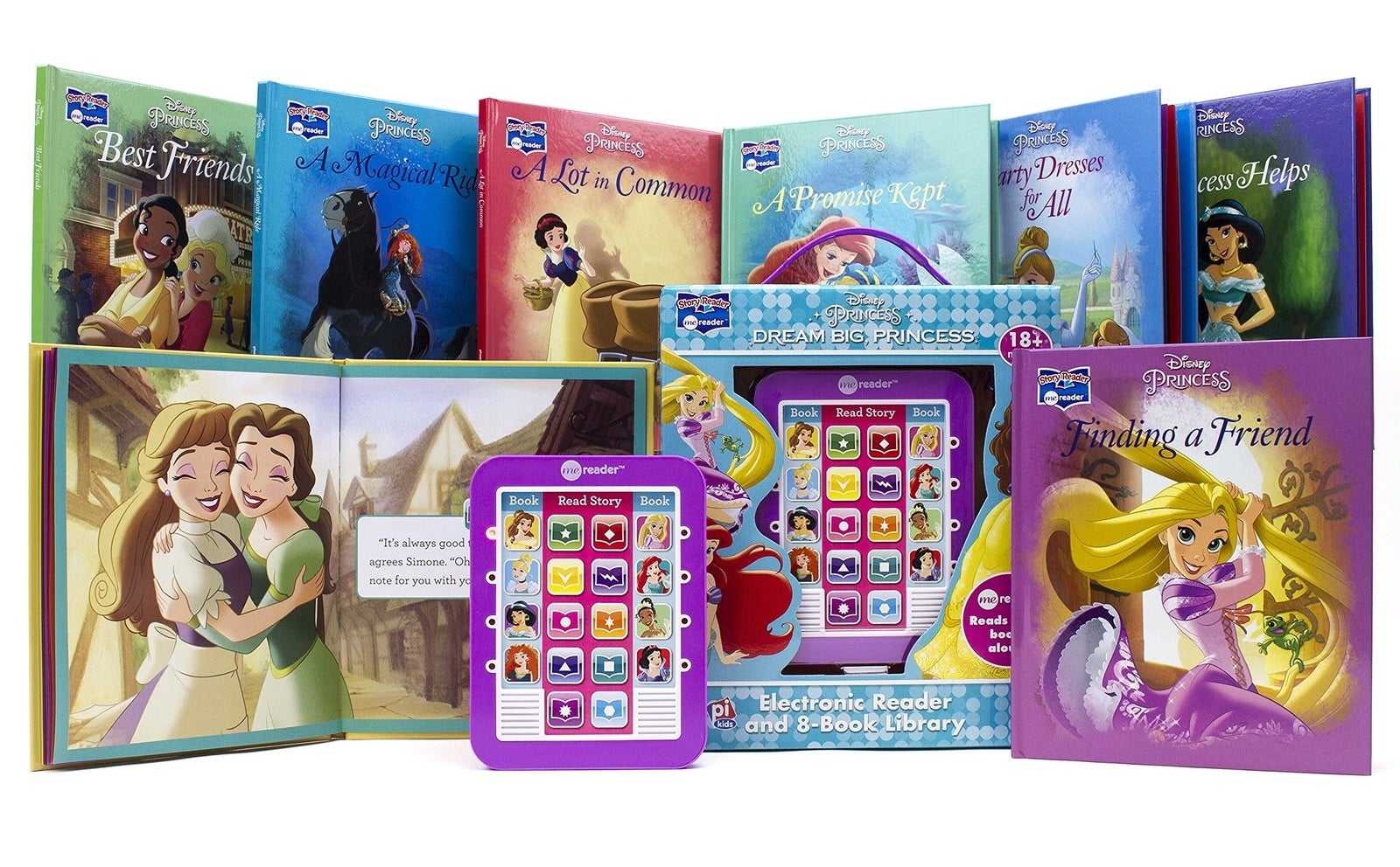 Promising review: "I love this product! This is my second set from the Me Reader series. I introduced to my daughter when she was 3 and it was great practice to match shapes and colors. She’s 4 now and uses by herself. She’ll sit and read for an hour. As a parent, it’s very rewarding to see your child love to read!" —Sarah C.Get it from Amazon for $24.99.