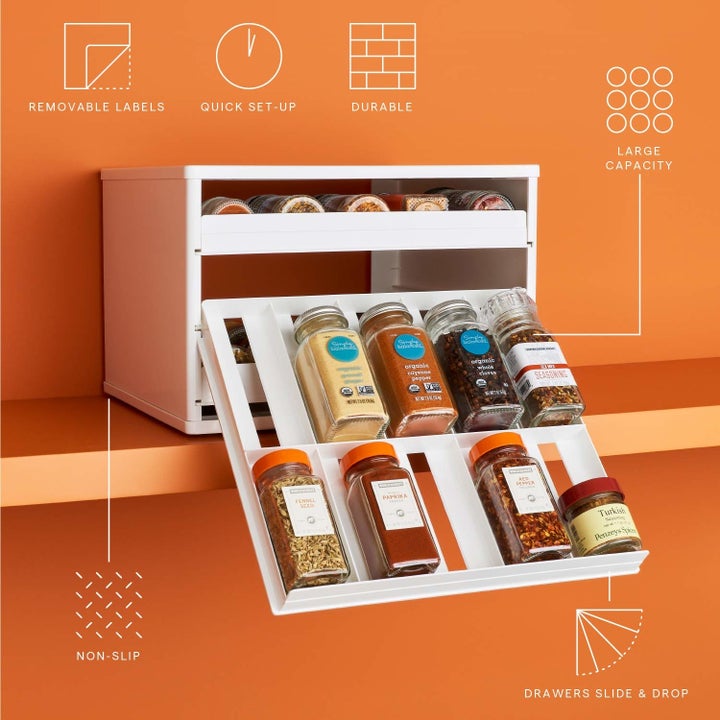 Rack in spice organizer