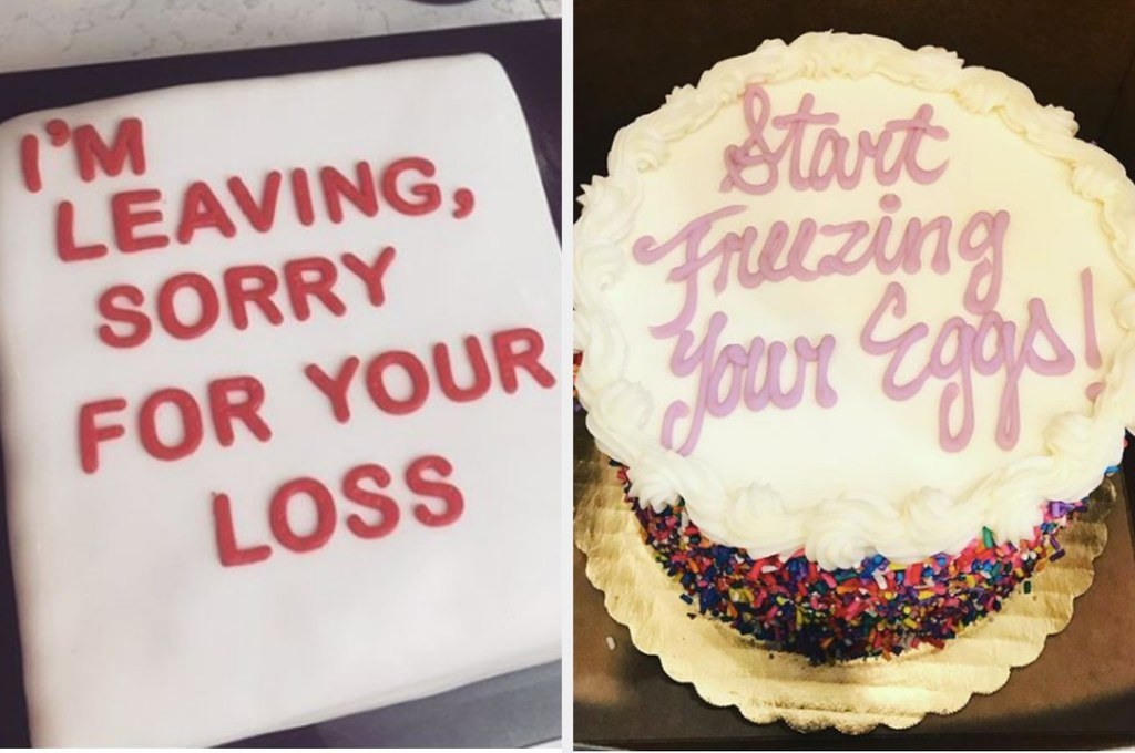 cake for coworker leaving gtfo - Bing | Goodbye cake, Divorce cake, Eat cake