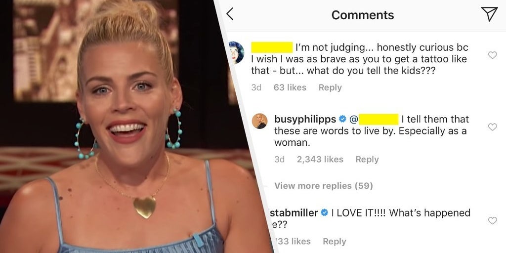 Here's Why People Are Calling Busy Philipps' New Tattoo Inappropriate — And  Her Perfect Response
