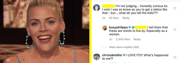 Here's Why People Are Calling Busy Philipps' New Tattoo Inappropriate — And Her Perfect Response Here's Why People Are Calling Busy Philipps' New Tattoo Inappropriate — And Her Perfect Response