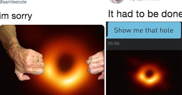 16 Hilarious Memes/Reactions To The First-Ever Black Hole Image