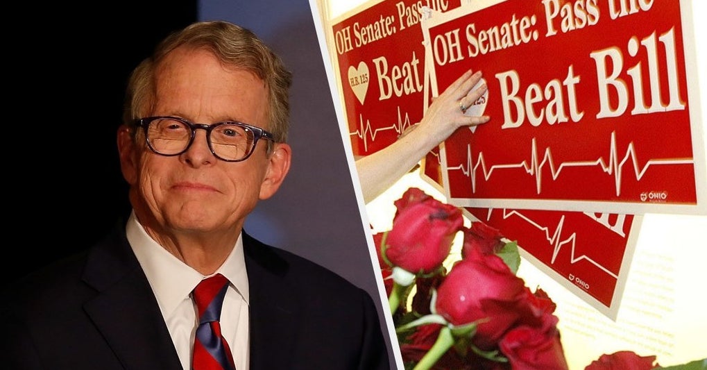 Ohio Governor Signs "Heartbeat Bill" Banning Abortion After A Month And