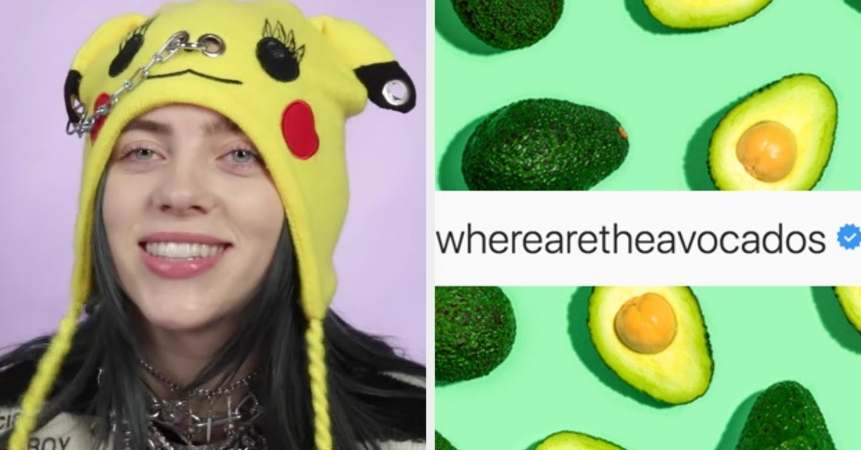 Billie Eilish Revealed Why Her Instagram Handle Is @wherearetheavocados ...
