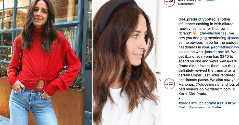 Fashion Influencer Arielle Charnas And Popular Account @Diet_Prada ...
