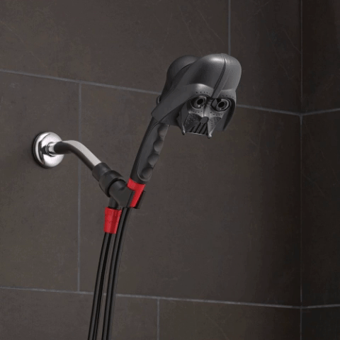 They're not salty, I promise! He has three powerful spray settings and can adjust in pressure. PLUS he has a 72" hose for easy access ~everywhere~. I meant your back, geez...Promising review: "This shower head actually far outperformed my expectations. The pressure is very good, and we have such weak pressure here so the oxygenation helped so much! I have thick hair and it always took forever to rinse it through and now it takes far less time. The quality of the product is also better overall than I expected. It is very sturdy, well-made, and even bigger than I expected." —CorissaGet it from Amazon for $9.25.