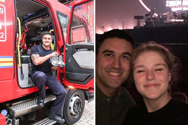 A Survivor Of The Manchester Attack Returned To The Arena To See Shawn Mendes And This Firefighter Went Along For Support