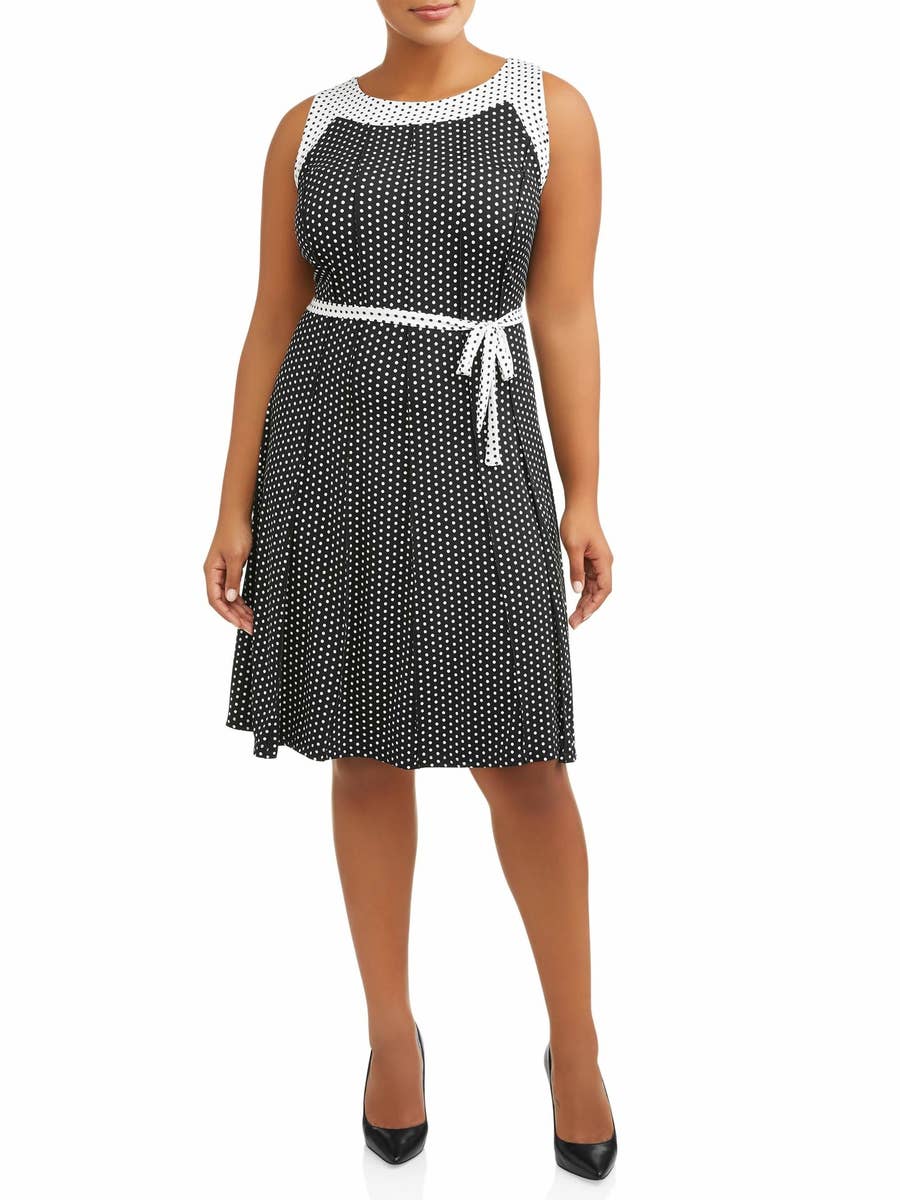 walmart black and white dress Black White Colorblock Gown