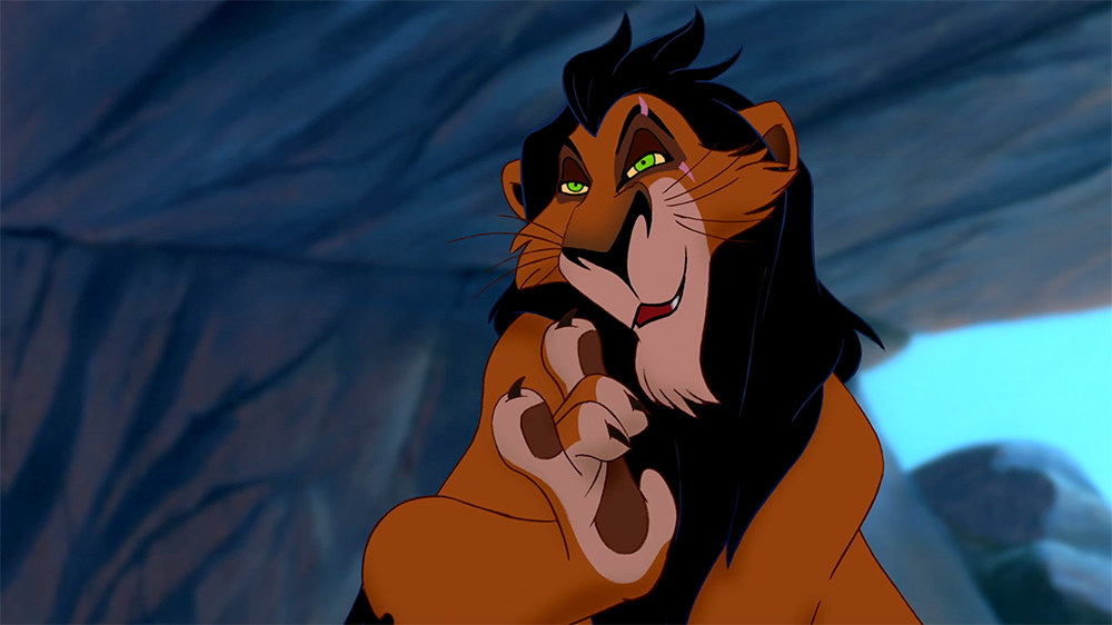 Just to refresh your memory, in the animated version of The Lion King, Scar is flambo...