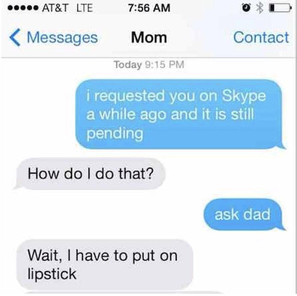 Add Yours: Embarrassing Mom Texts