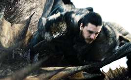 He didn't know it yet, but this moment was even bigger than a joyride through the North. It's Jon truly connecting with his Targaryen roots for the first time (well, second if you count the very Targ trait of incest).