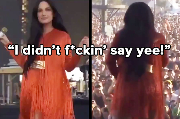 Kacey Musgraves Tried To Get The Crowd To 