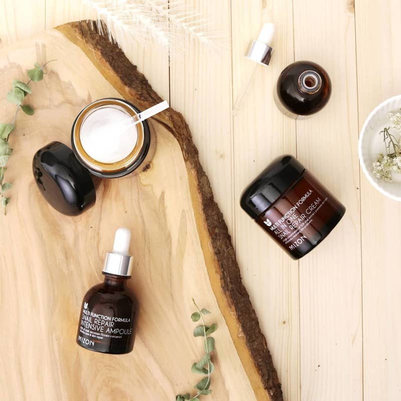 Promising review: "I've been using this for about a week so far and can't believe the results. My skin appears so much smoother in so little time. And don't be afraid of the 'snail' thing — honestly, if it didn't have it in the name, I wouldn't even know it was there, because it has no odor and isn't sticky or slimy at all. I'm so glad I tried this!" —ThumperPrice: .80More of a serum person? Try Mizon's snail repair ampoule, above (.03 on Walmart). And! Check out our full review (#4) of the repair cream in "7 Life-Changing Beauty Products You Need To Try ASAP".