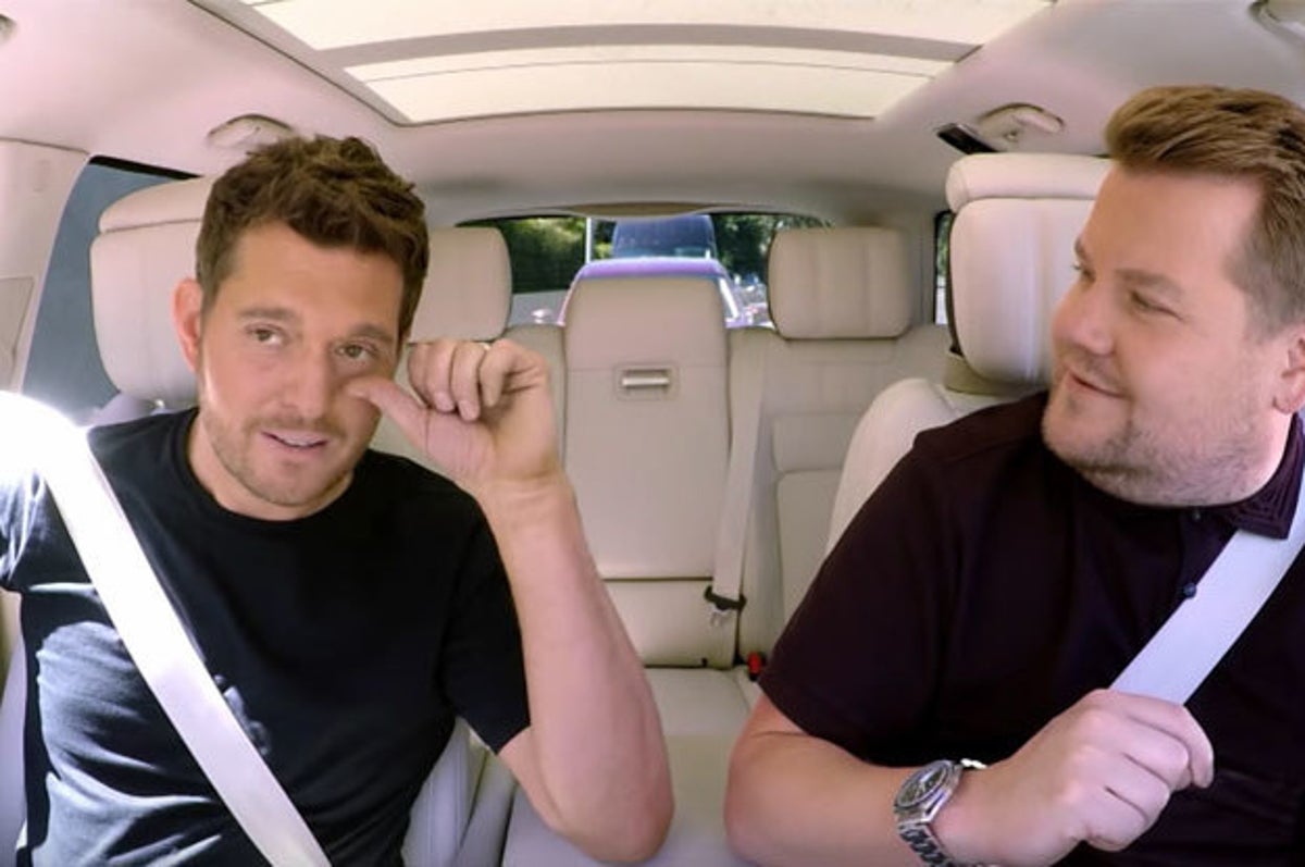 Michael Buble Had The Funniest Nsfw Response To James Corden Making Fun Of His Weight