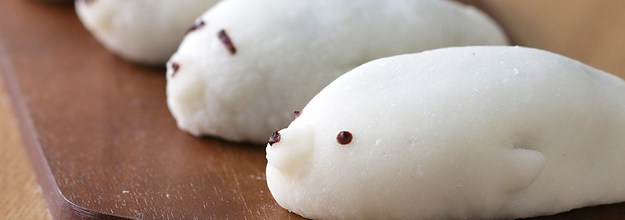 どれが好き もっちもちゴマちゃん大福