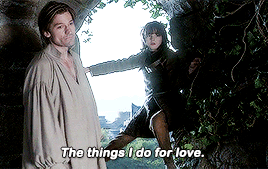 Jaime was doing it to protect Cersei and their children after Bran witnessed the twins having sex. After Bran woke up, having permanently lost the use of his legs, he couldn't remember what caused his fall. Now he's the Three-Eyed Raven, of course, he's no doubt had a peek at the truth — and by the look on his face, he's ready to confront Jaime about it.Whatever happens next will be super interesting. Jaime's whole arc has been about his path back to honor and redemption — and a reconciliation with Bran will be crucial for that. BRING ON NEXT WEEK.