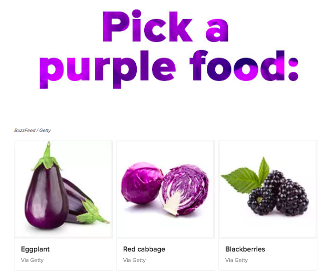 27 Food Quizzes