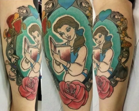 Disney princess sleeve spread by Holly Azzara: TattooNOW