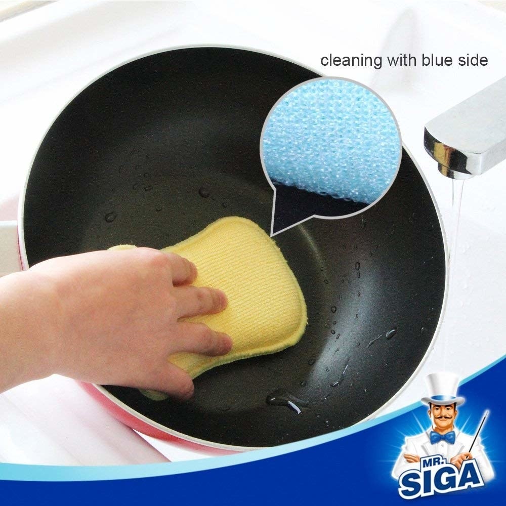 MR.SIGA Scrub Sponges, Non-Scratch Sponges for India