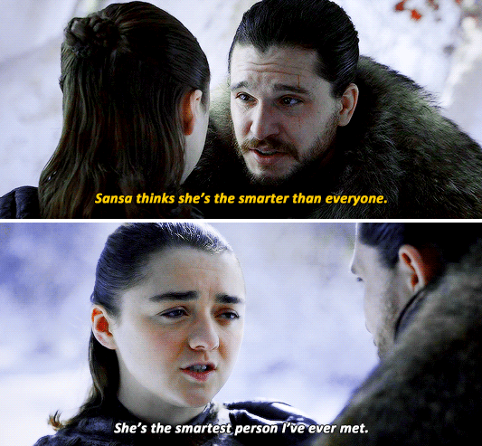 This Arya And Jon Moment In The 