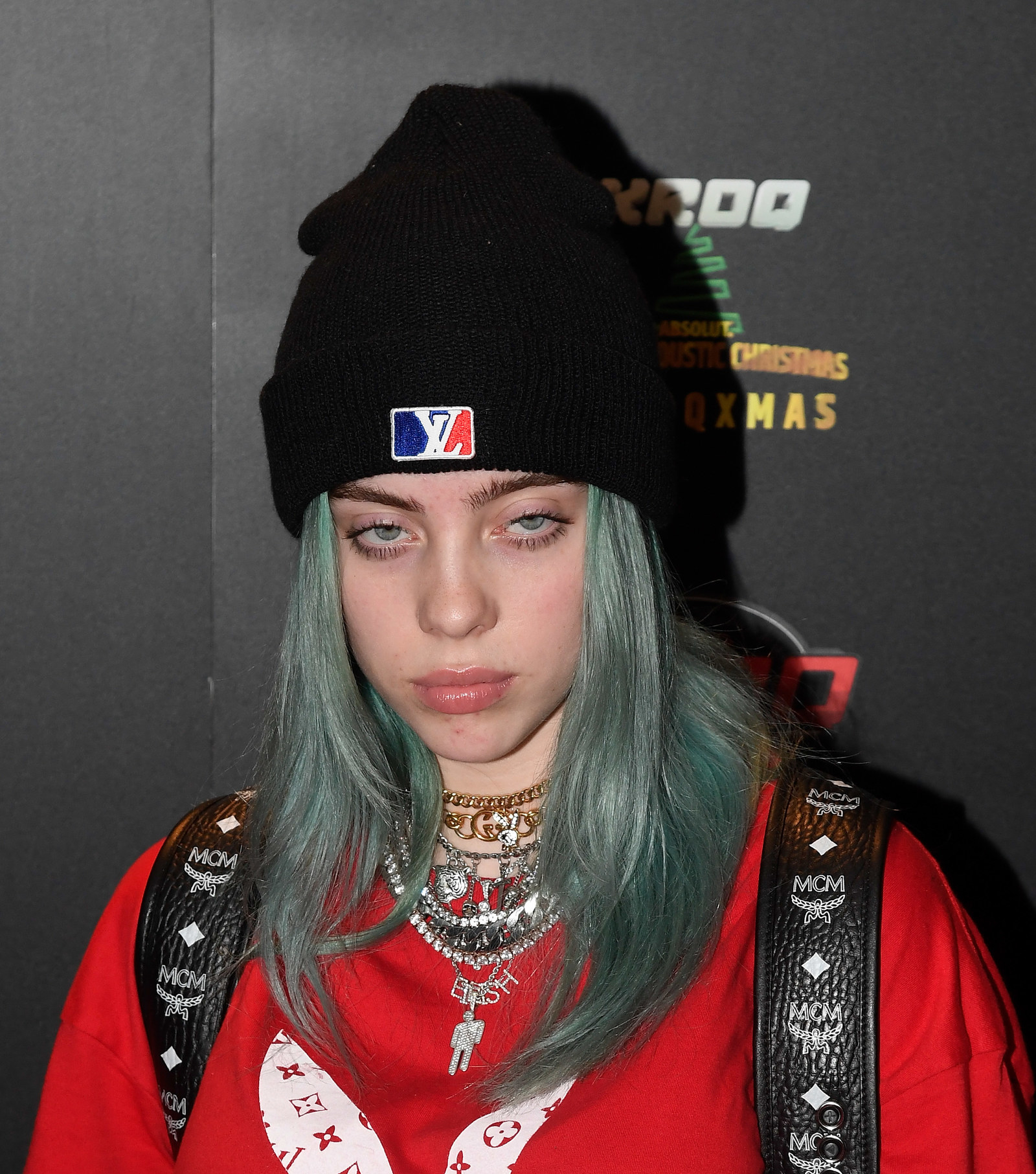 Louis Vuitton Beanie worn by Billie Eilish on her Instagram