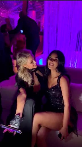 kourtney kardashian 40th birthday dress Nana Jacqueline Women's Aria Dress - Pink