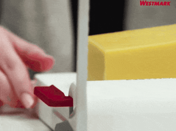 gif of person using it to cut cheese