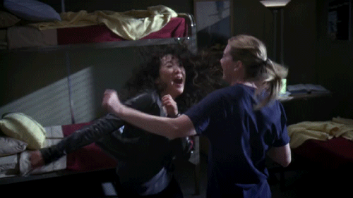 "I really don’t like Meredith's random dance it out moments. They all suck at dancing."—kristia