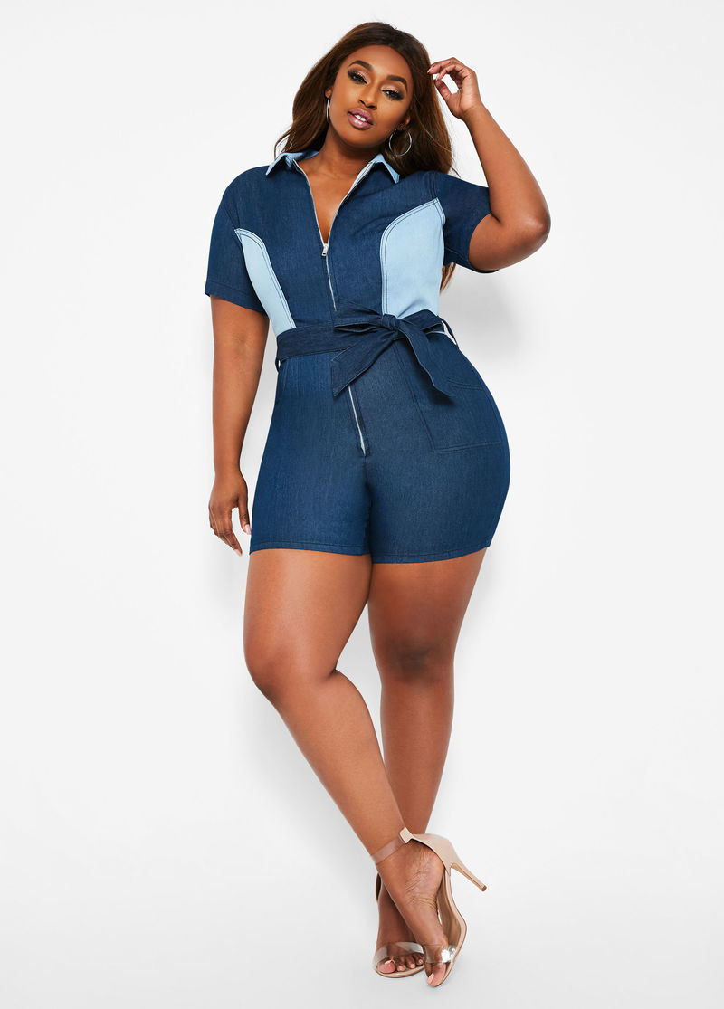 ashley stewart rompers