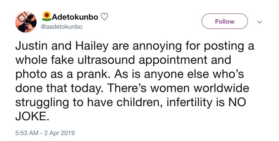 Justin Bieber Posted A Fake Pregnancy Announcement For April Fools Day