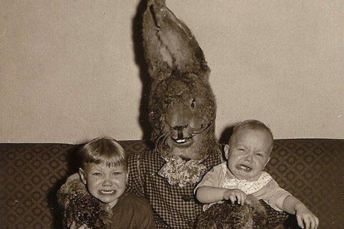 creepy easter bunny costume
