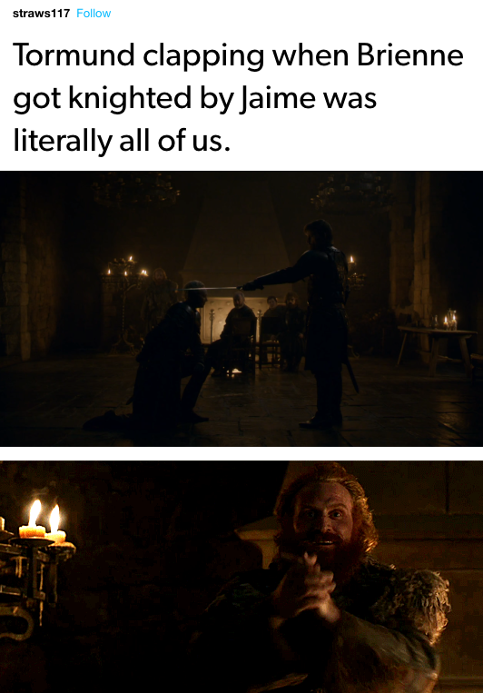 Game of Thrones Memes: Brienne and Tormund Find Love