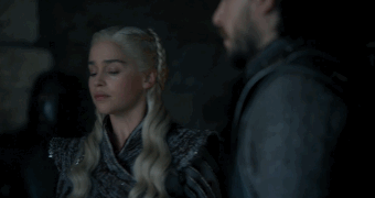 He noped out of talking to Dany in group settings, which suggested he was not exactly coping – or, perhaps more ominously, that he's intending to betray her.But his behaviour could also be because he simply didn't want to lie to her, and he wasn't ready to break the news to her just yet. Especially with other people around.