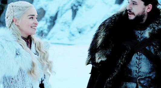 And Dany loves him right back, as she told Sansa this week.