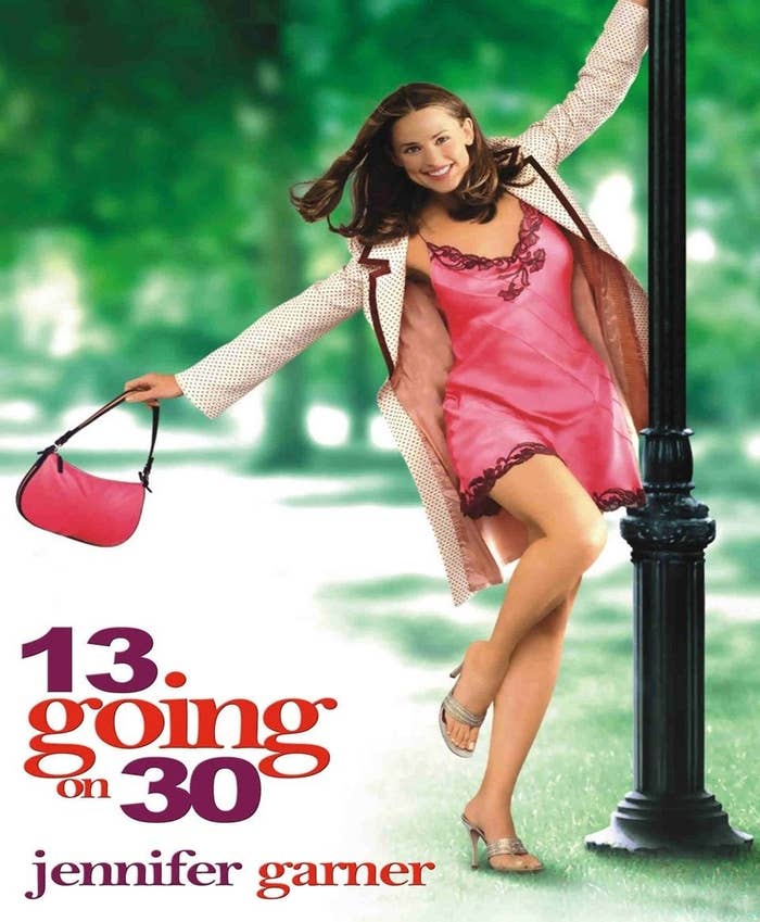 13 Going on 30' was Jennifer Garner's breakout movie. The dollhouse is  charming and very integral to the story.
