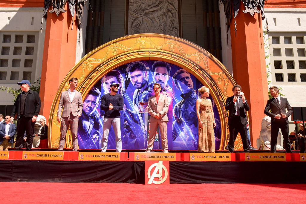 The Original Avengers Had Their Handprint Ceremony And Chris Hemsworth ...