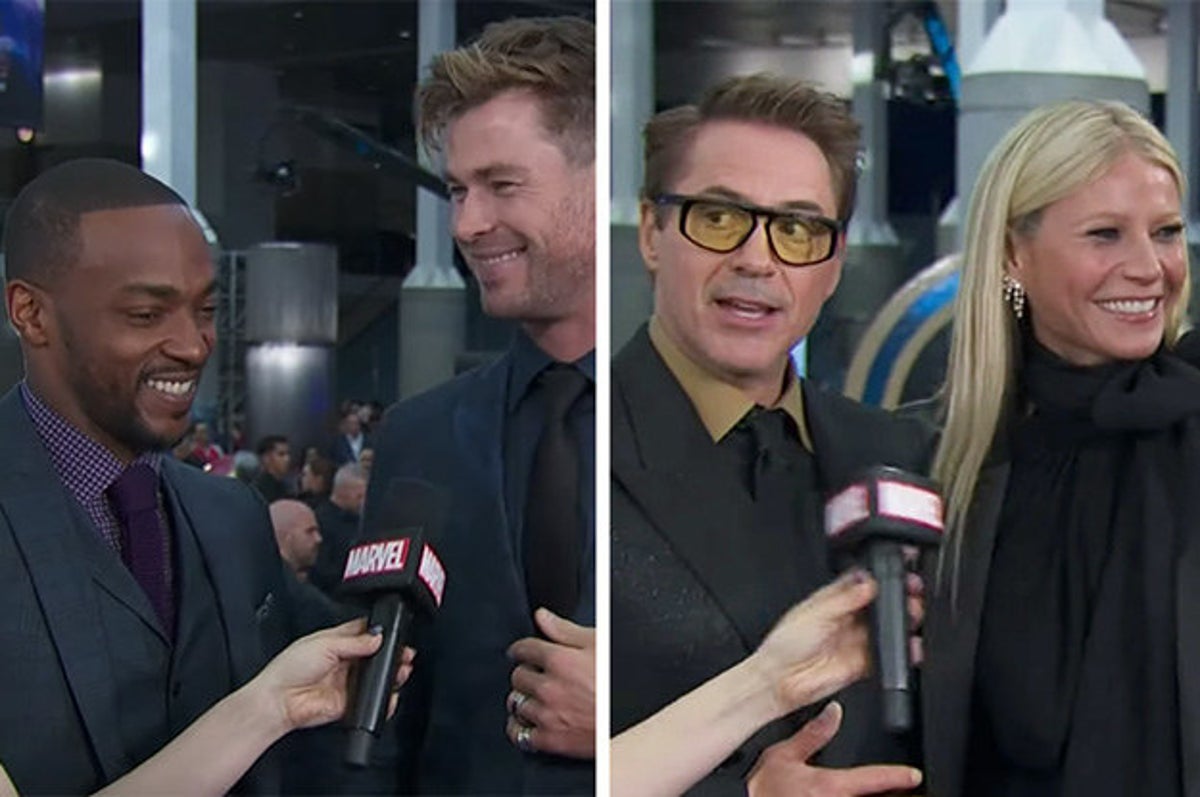 AVENGERS: ENDGAME Full Cast Interview (2019) Marvel 