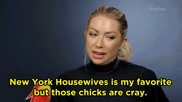 SS: New York Housewives is my favorite but those chicks are cray so I honestly don't know that I would be able to hang. Beverly Hills Housewives, I couldn't do the air kissing. I think maybe I could go with Dallas. Most of them seem like a good time!