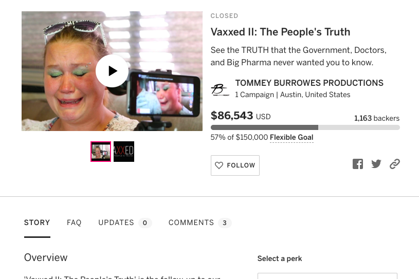 Indiegogo Will Ban Anti-Vaccine Fundraisers After A Misleading Film Raised Tens Of Thousands Of Dollars