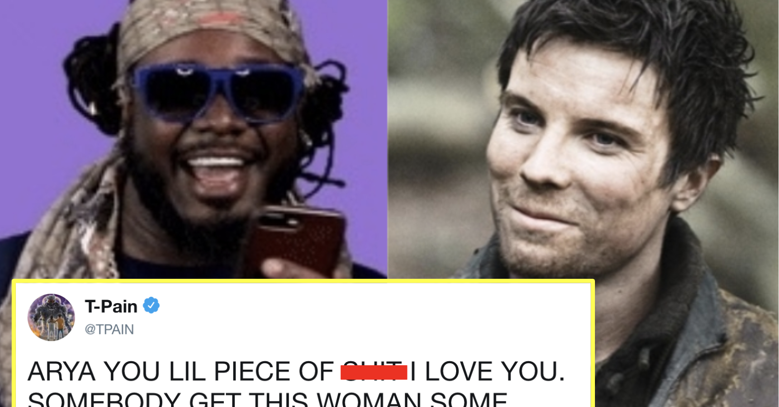 Game Of Thrones Actor Joe Dempsie And T Pain Just Had The Best