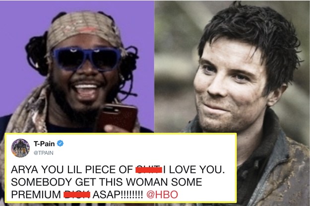 T-Pain Just Shaded Gendry's Sex Game On "Game Of Thrones" So Joe Dempsie Hop, Hop, Hopped Into That Twitter Thread