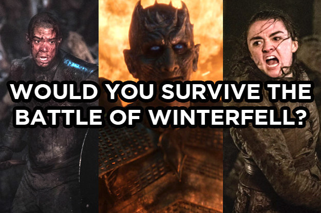 Would You Survive The Battle Of Winterfell?