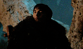 Well, she doesn't really satisfy most of the prophesied criteria, even in symbolic ways — and yet the Hound and Ser Beric were kept alive in order to keep her alive. She is the Lord of Light's chosen warrior, whatever that means. That kind of makes her Azor Ahai by default, if you believe the prophecy was purely about killing the Night King.