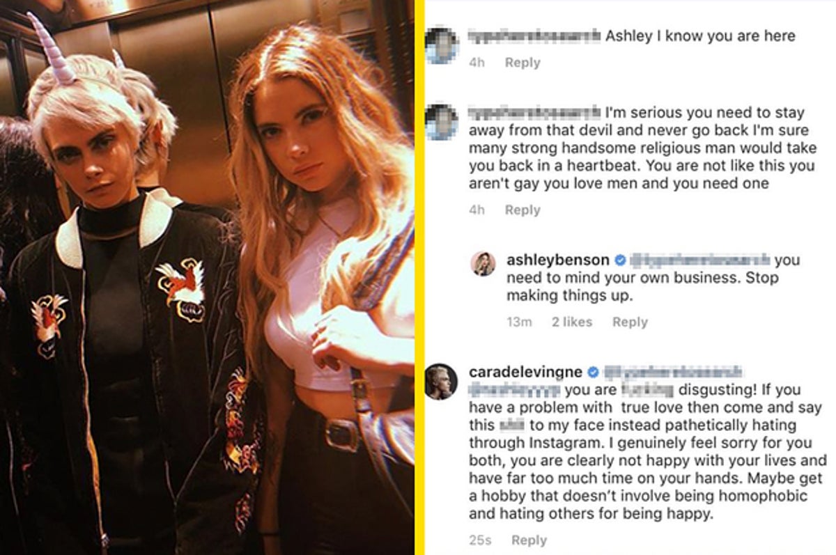 Ashley Benson And Cara Delevingne Responded To Anti-Gay Comments That Said  They Should Date Men Instead