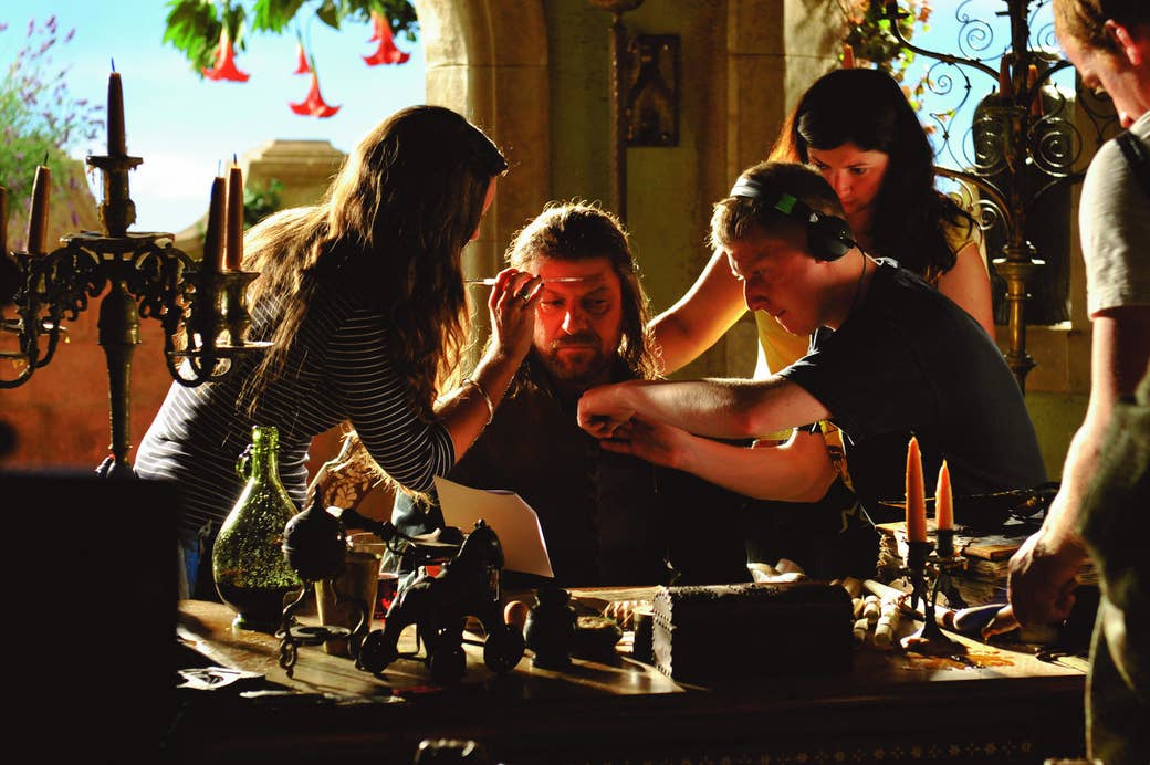 Sean Bean as Ned Stark in Season 1, Episode 4.