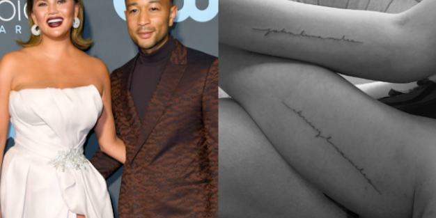 Chrissy Teigen And John Legend S Matching Tattoos Are The Cutest