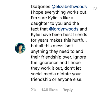 Jordyn Woods' Mom Comments On Kylie Jenner's Photo Of Daughter