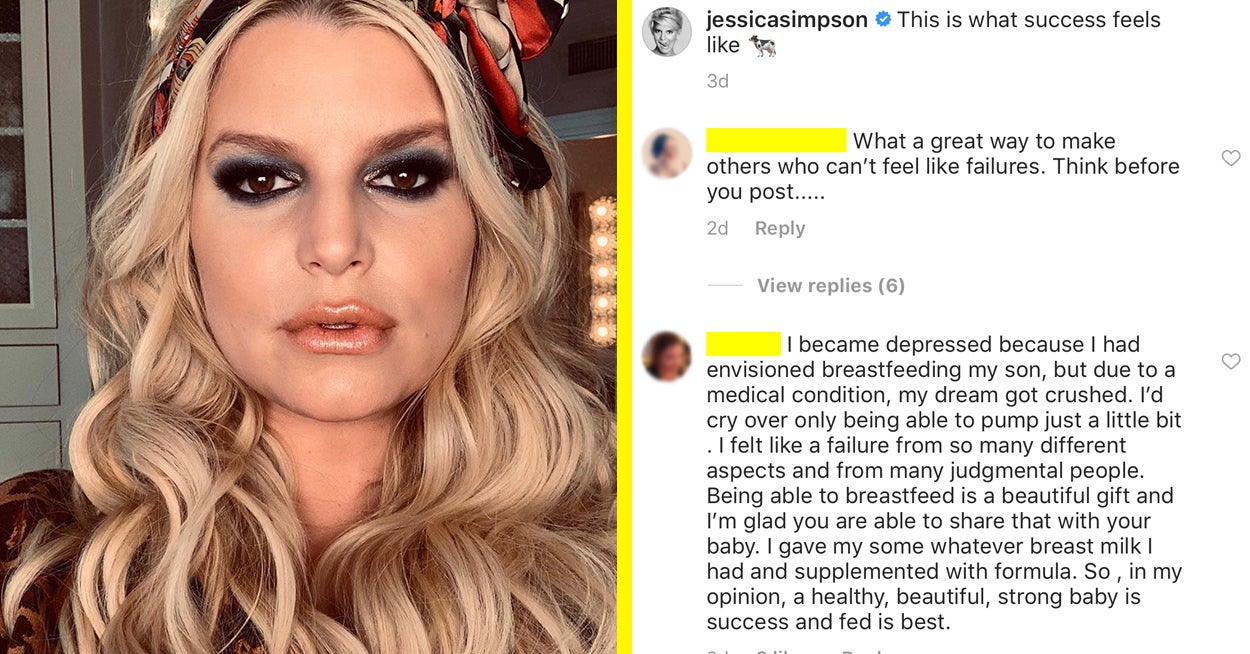Here's Why Jessica Simpson's Post About Breastfeeding Has Caused A Huge ...