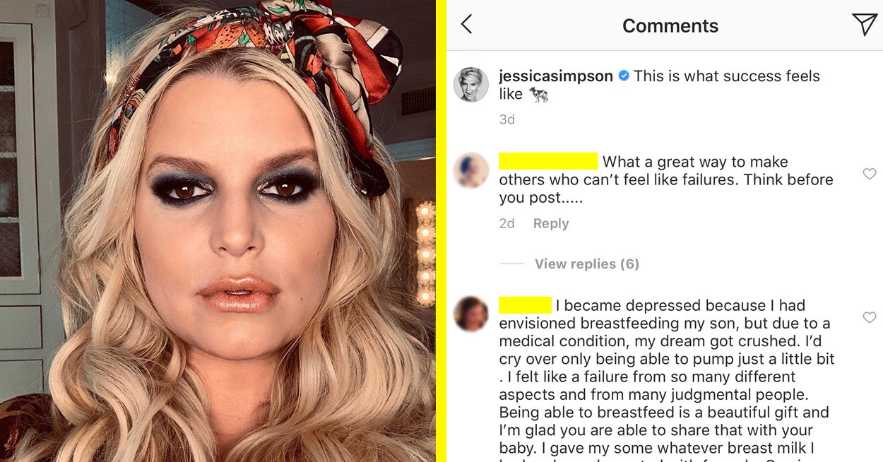Heres Why Jessica Simpsons Post About Breastfeeding Has Caused A
